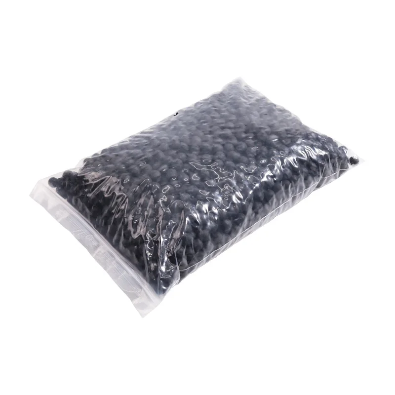 

0.43 Caliber Paintball Reball Paintball Rubber Ball, Black