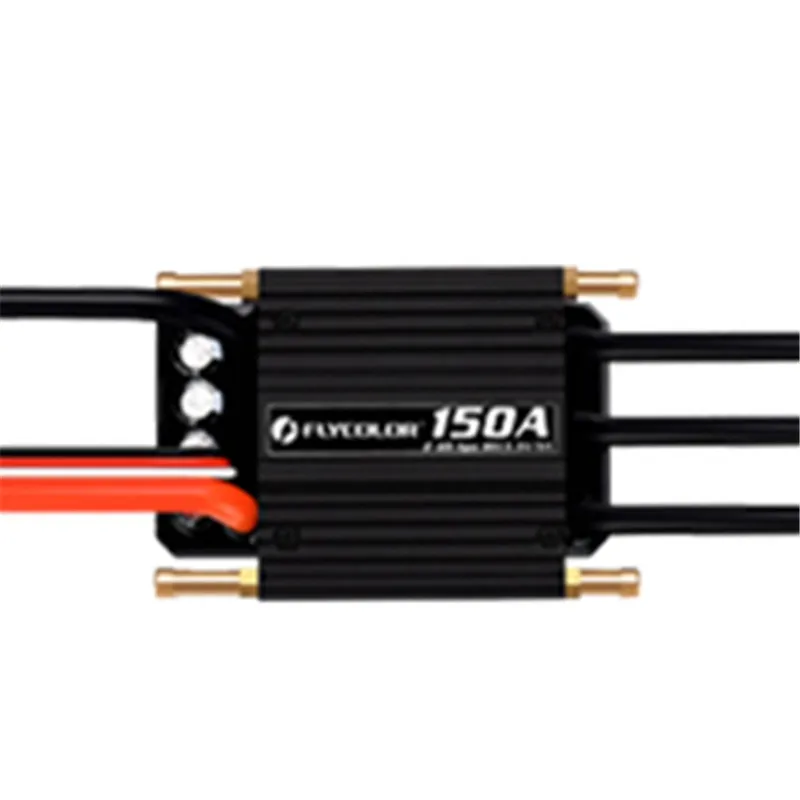 

FlyColor 150A 2-6S heavy current Multiple protections Waterproof Brushless ESC With 5.5V / 5A BEC For RC Boat