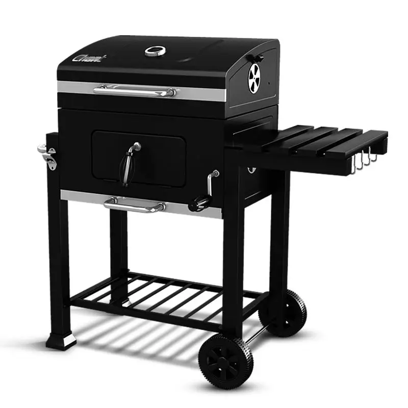 

Outdoor Garden Gas Barbecue Machine Commercial Gas BBQ grill with Trolley for sale