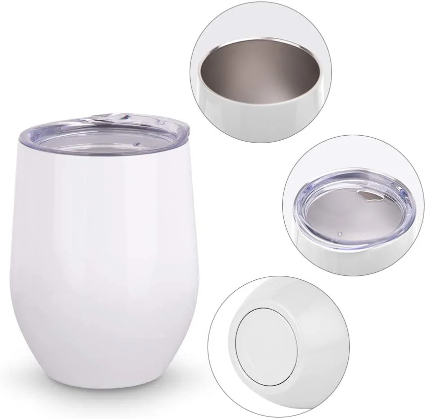 

Stainless Steel Double Wall Sublimation Wine Tumbler Cup Sets BPA Free