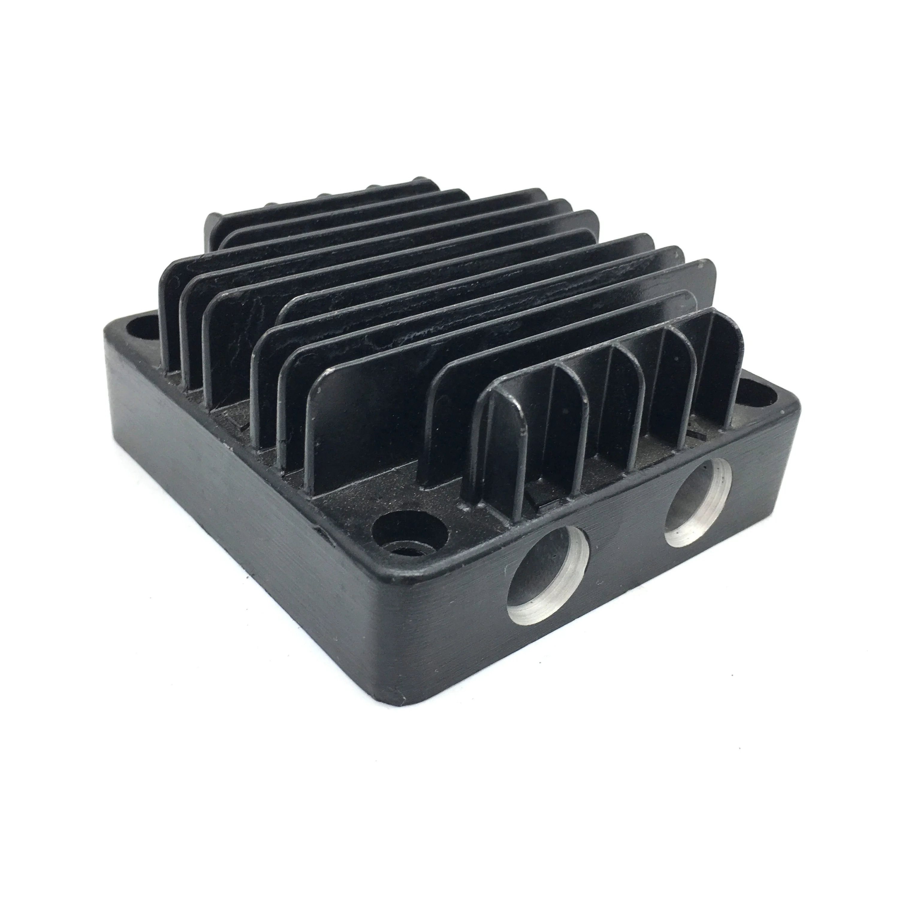 定制铝合金压铸散热器与黑色电泳 - buy 铝合金散热器,铝合金散热器,