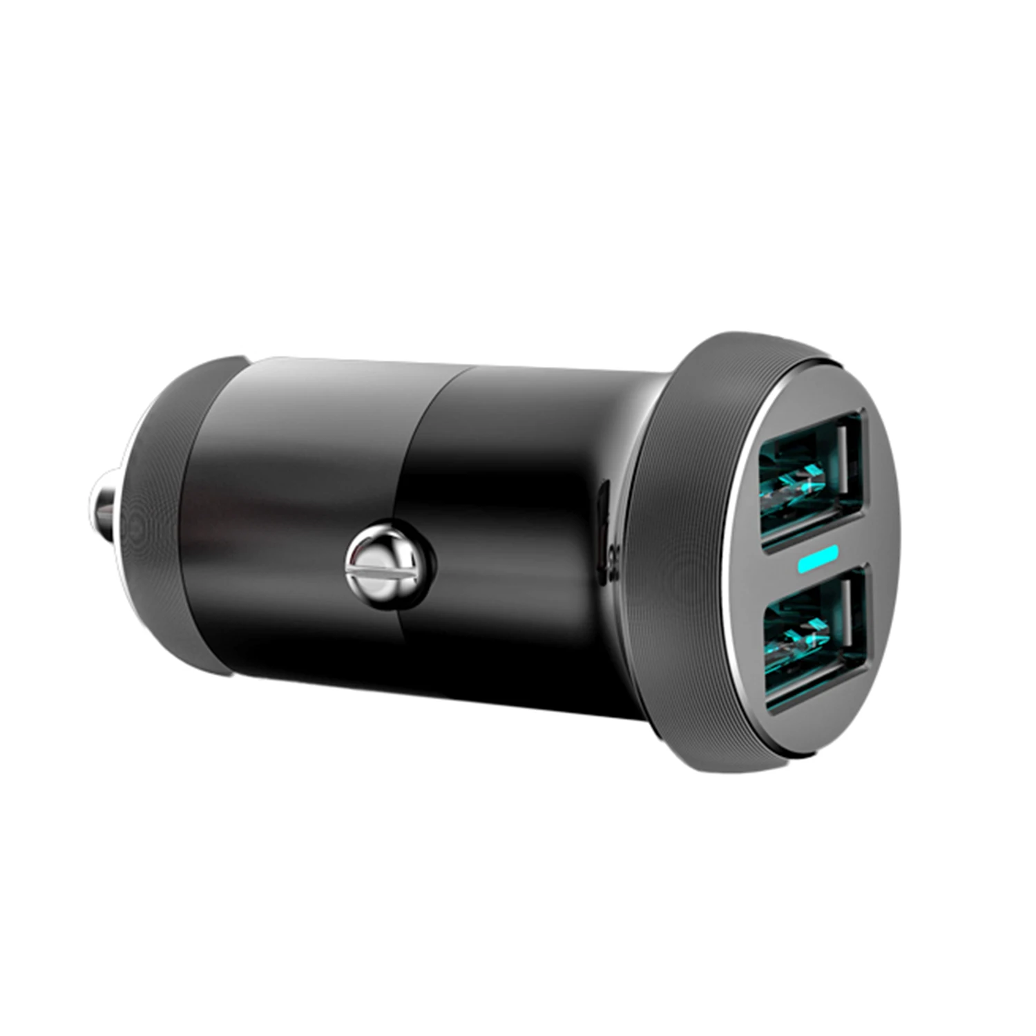 

electric car accessories mobile charger phone two ports smart charging car charger dual port
