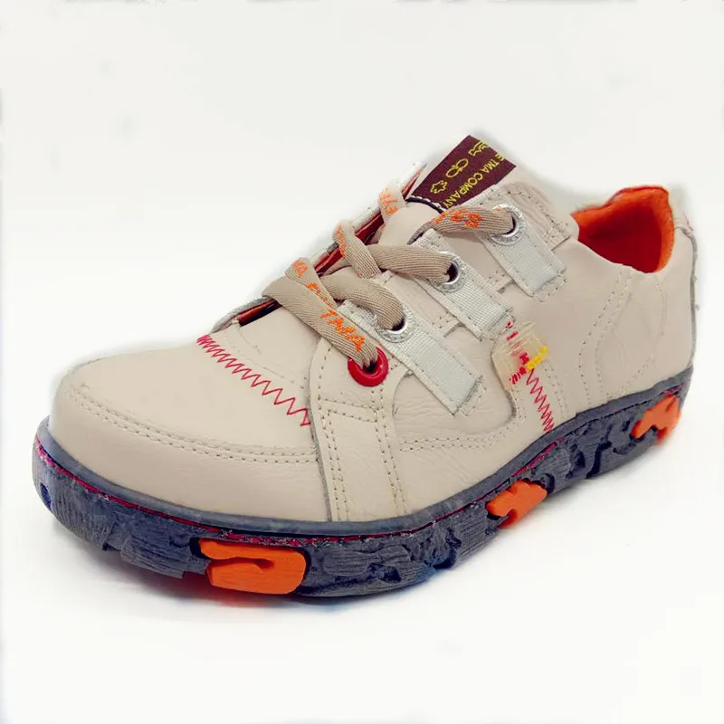 

white action leather upper and camouflage TPR outosle casual shoes