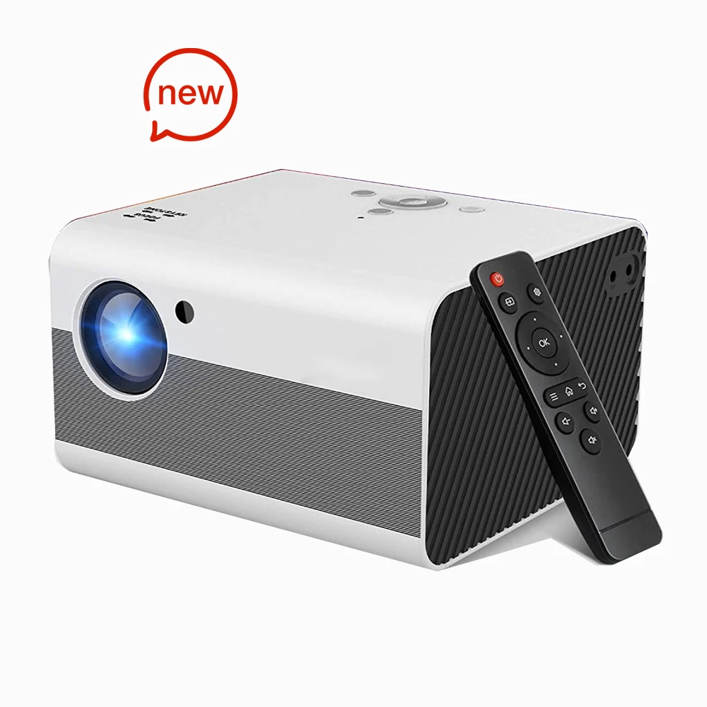 

[Cheap Amazon Hot Mini 1080p ] Newest Portable 1080p LCD LED Home Theater Projector for Movie Cinema Video Projector, White