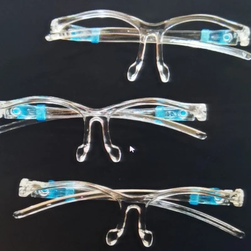 

Clear Face Cover Anti-fog Kitchen Oil-Splash Guard Glasses Frame Reusable Transparent Eyeglasses