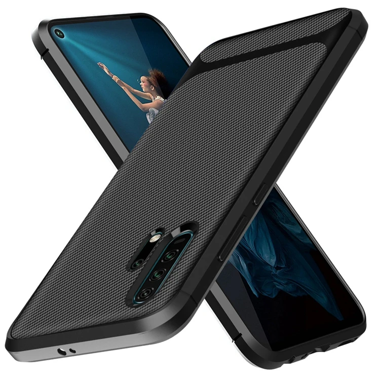 

XINGE Flexible Tpu Carbon Fiber Phone Cover For Huawei Honor 20 Pro Case