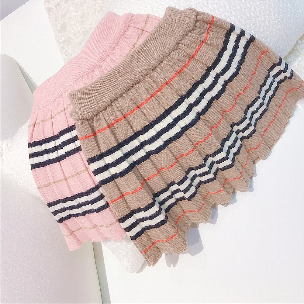 

In stock kid 2 piece set infant skirts girls for kids and top girl kids clothing sets big baby diaper skirt short