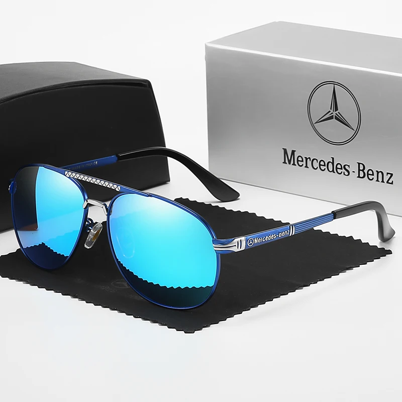 

2022 sunglasses retro personality sunglasses male outdoor anti-UV glasses box