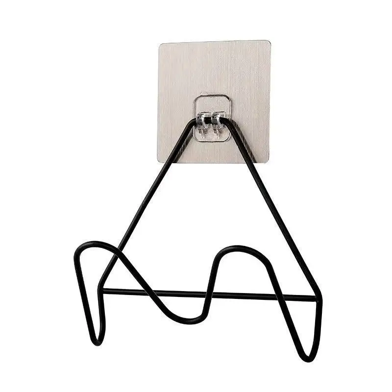 

Amazon's best-selling multi-functional Wall- mounted kitchen pot cover frame Black Iron Pot Cover Frame Cutlery Rack