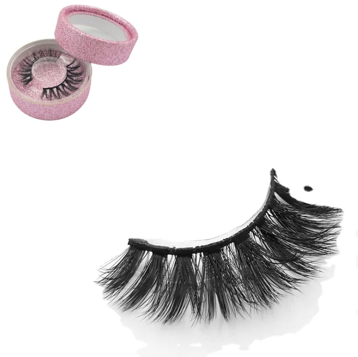 

Free sample Own Brand Distributors 3d 25mm Mink Natural Wholesale Private Label Full Strip Faux Mink Eyelashes Vendors, Black color