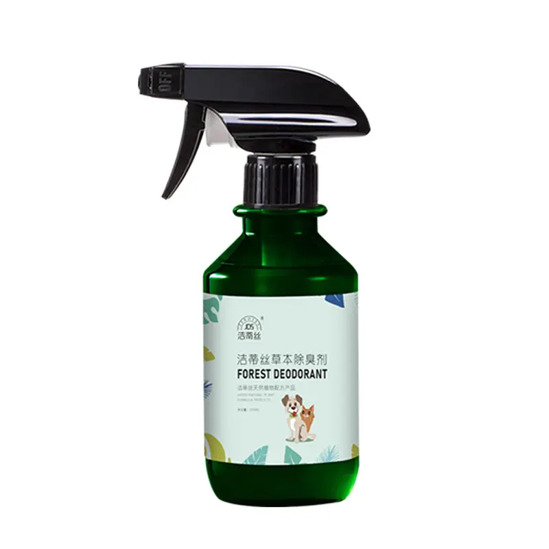 

Wholesale New Arrivals Private Label Organic Pet Deodorant Natural Herbal Pet Deodorizer for Dog and Cat Factory Direct Sale OEM