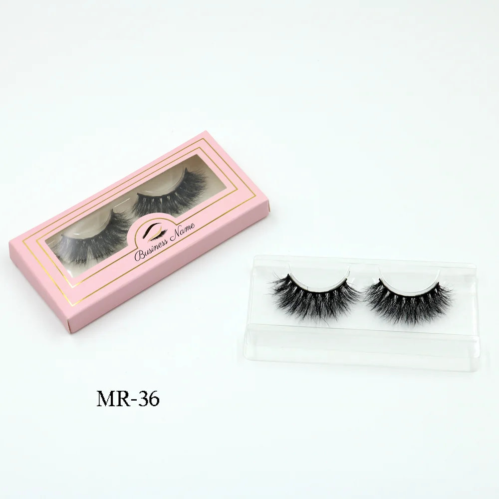 

MR36 BQUEEN 3d mink Eyelashes and Glue Wholesale Natural Cruelty Free Faux Mink Full Strip Lashes Hand Made Natural Long Synthet