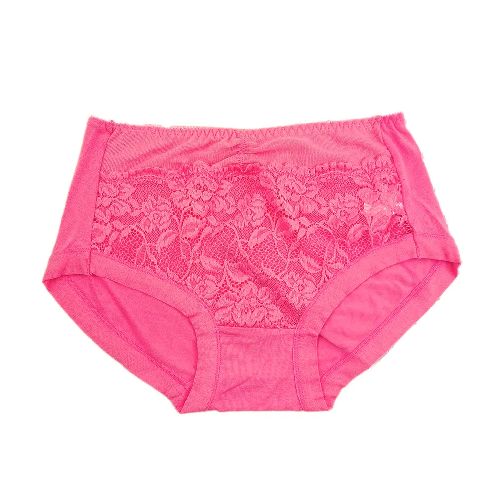 

Young lady's underwear hollow pattern knitting regenerated fiber women lingerie panties, Mix