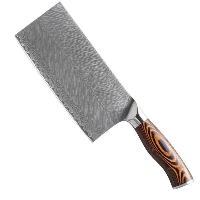 

Profesional 7 inch kitchen knives Chefs 67 Layer Damascus Steel vg10 Chopper Butcher Chinese Cleaver Knife