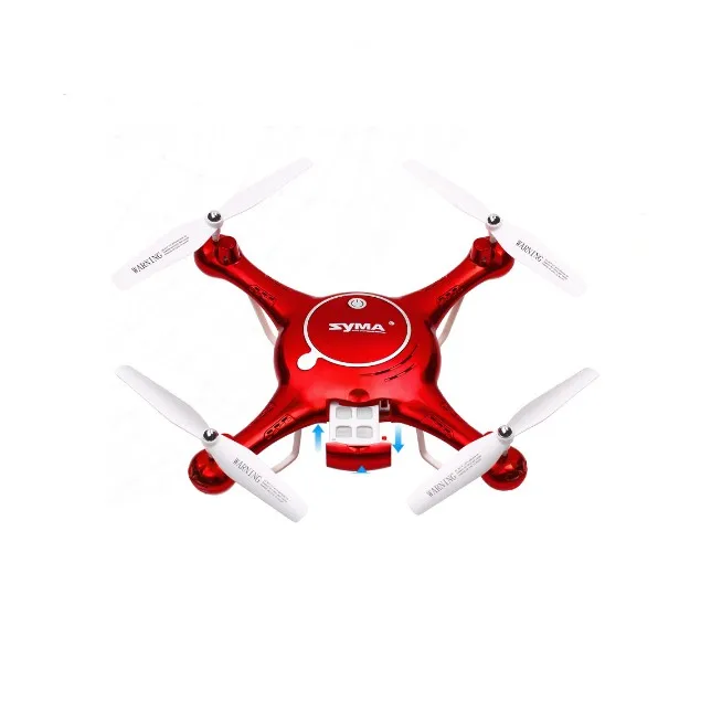 

2020 Latest SYMA X5UW Drone 720P WIFI FPV With 2MP HD Camera Height Hold One Key Land 6-Axis RC Quadcopter, Red