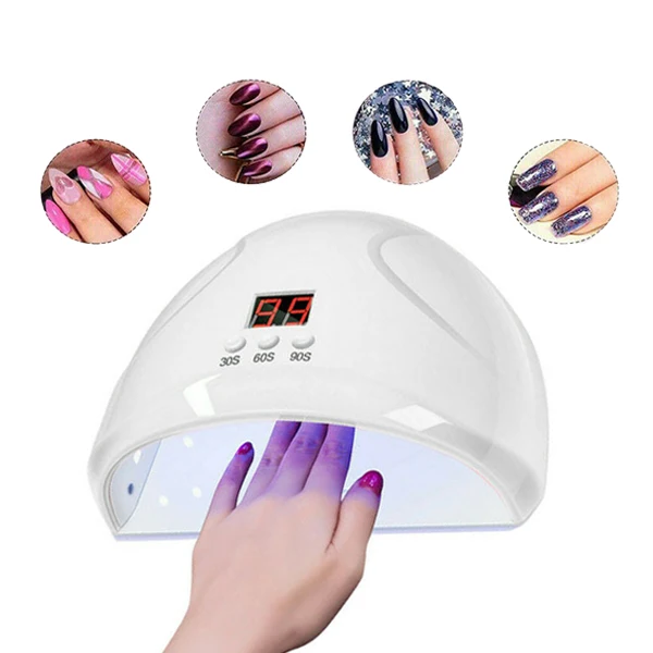 

7 color 36W Smart Sensor Nail Phototherapy Lamp Tool Gel 3 timing functions Nail Dryer USB UV Nail Lamp