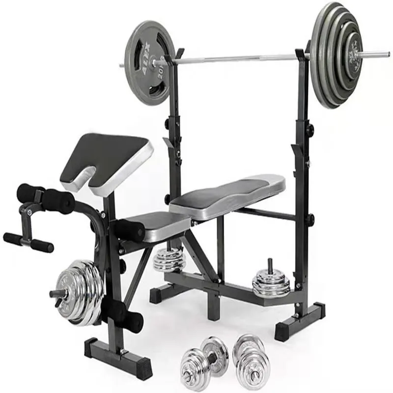 

2021 comprehensive training equipment multi-functional gantry type fitness barbell bench press frame