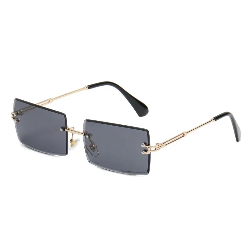 Designs Your Own Sunglasses Sun Glasses Square Shades Eyeglasses Trendy Rimless Sunglass Women