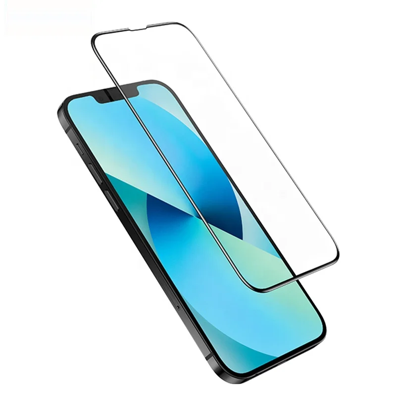 

USAMS BH787 2021 Newest Full Cover Tempered Glass Screen Protector For iPhone 13 Pro Max 6.7 Inch Size In 0.33mm Thickness, Transparency 99% color