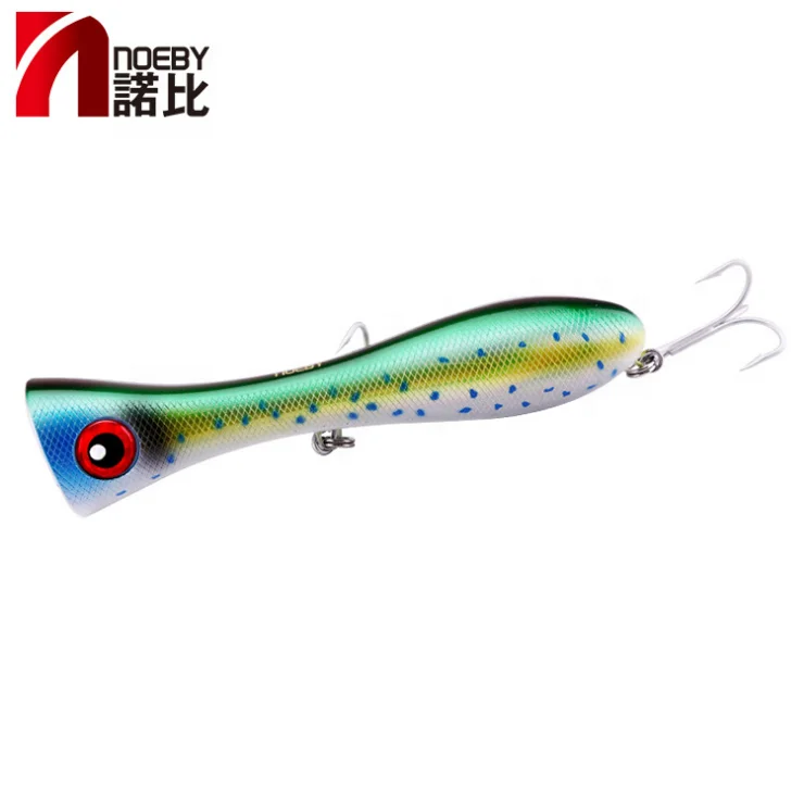 

NOEBY Big Game lure Topwater Trolling Baits stickbait hard plastic popper lures for Deep Sea fishing, 8 colors