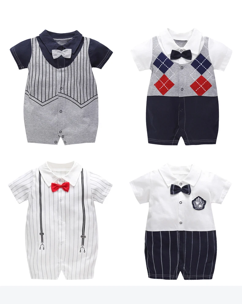 

Baby Clothes Baby Romper Newborn Baby Clothes in Bulk Short Sleeves, Picture shows