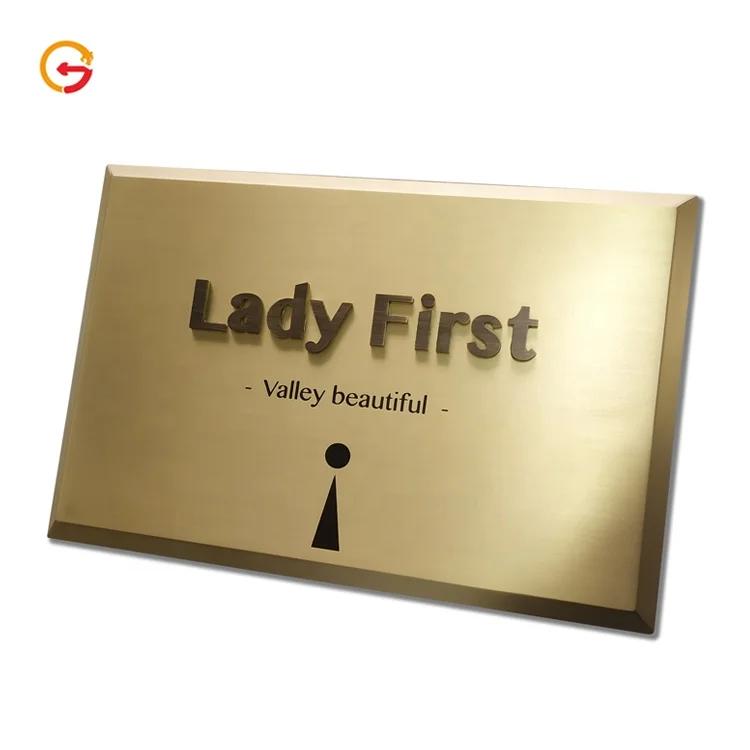 

JAGUARSIGN Manufacturer Custom Brass Gold Metal Embossed Plaque Company Decor Wall Plaques