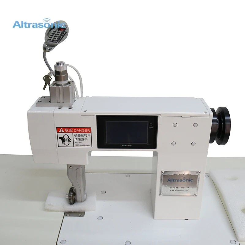 

China Manufacturer Competition Price 20khz 2000watt Rotary Welding Ultrasonic Sewing Stitching machine