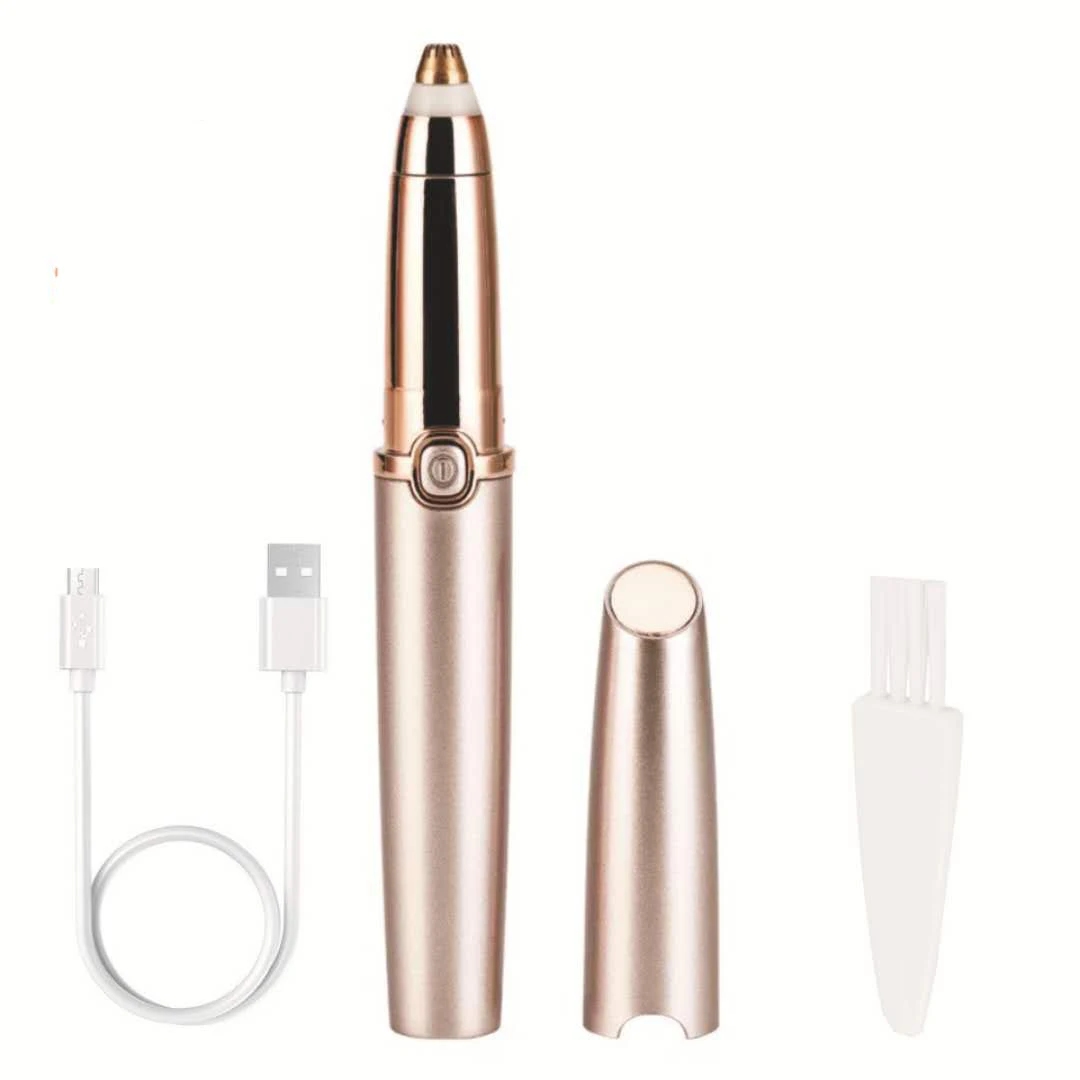 

Painless Lady Rechargeable Mini Eye Brow Shaver Razor Electric Eyebrow Trimmer Hair Remover As Seen On Tv, Customized