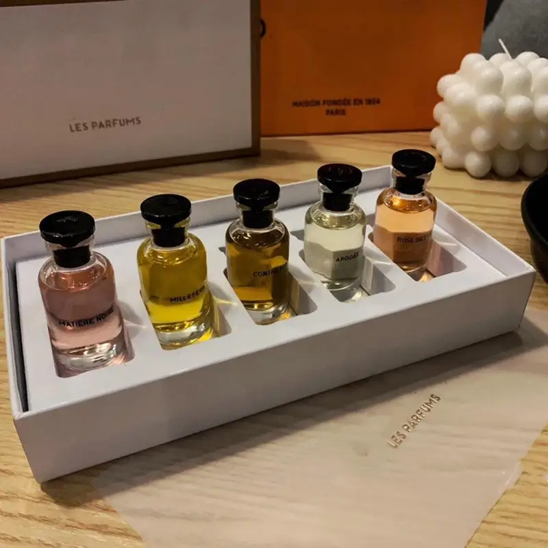 

Hot Selling French Classical Lady les Perfume Set 5pcs *10ml set Parfum High Quality Fast Delivery sale with box