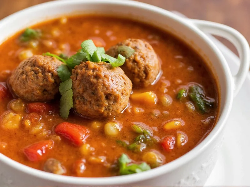 Authentic Mexican Meatball Soup Recipe | Easy Homemade