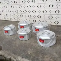 

5 Pcs home aluminium cooking pots for sale