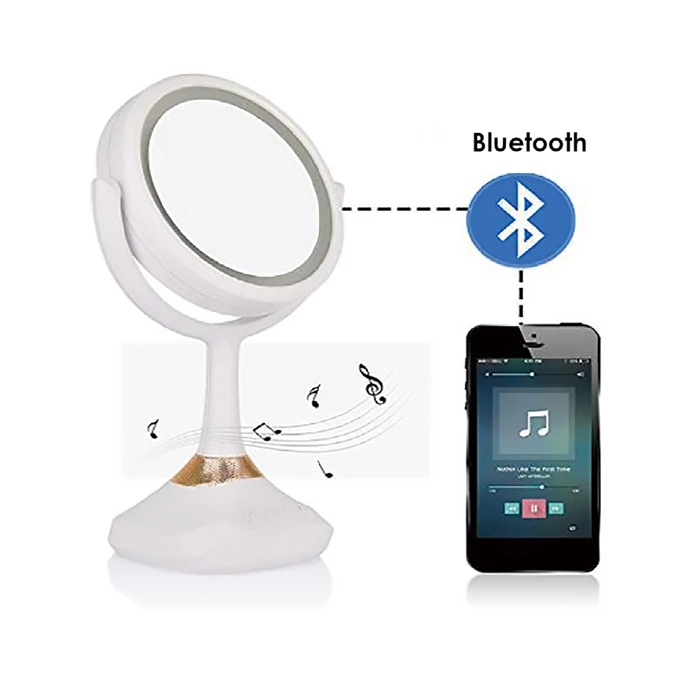 6 Inch Double Sides Luxury Custom Logo Led Lighted Speaker Bluetooth