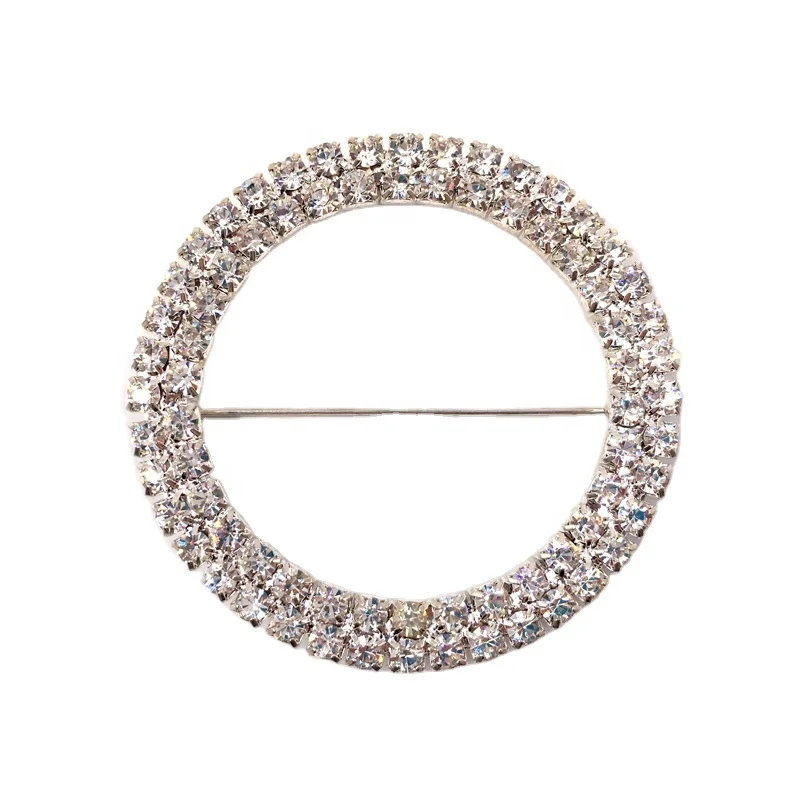 

Rhinestone Buckle, Silver, gold