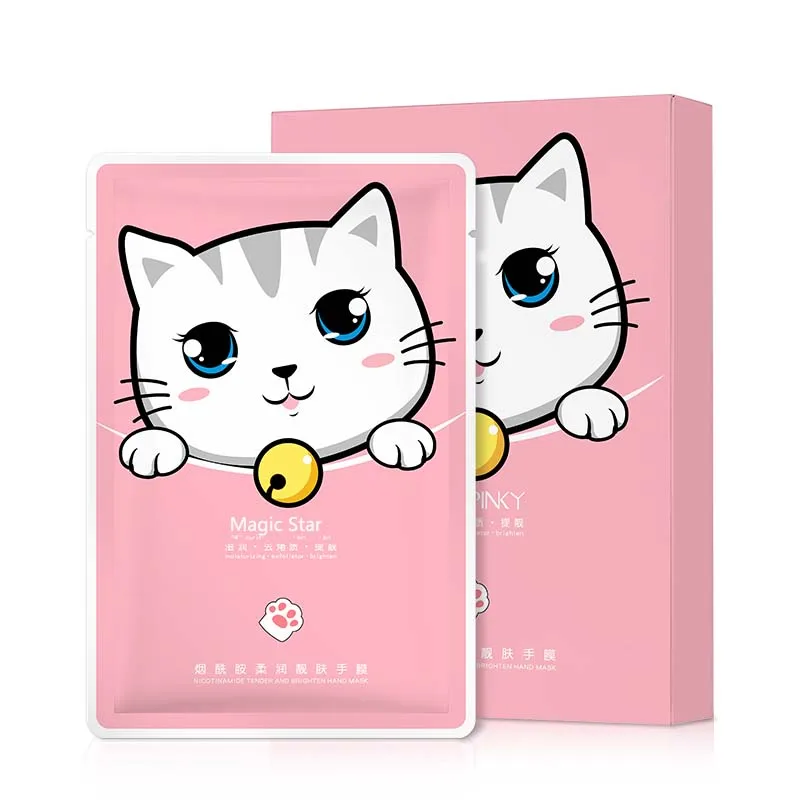 

factory hot selling silk manicure skin care collagen hydrating hand mask