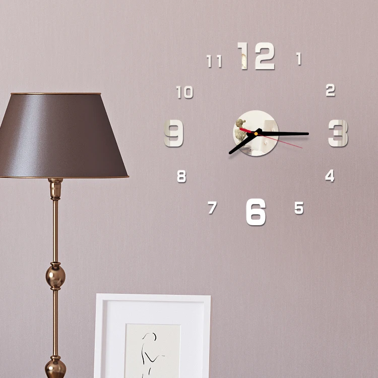 

Round Plastic Acrylic digital Wall Clock In Karachi, Silver/black/gold/red