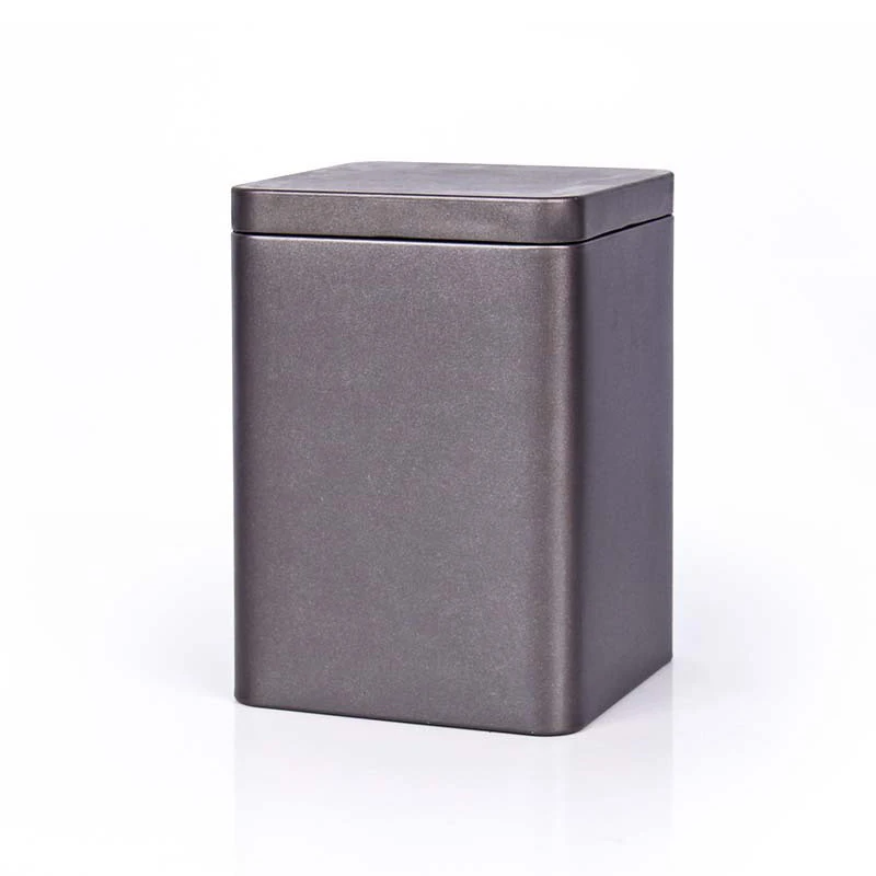 Star Packing Hot Sale Metal Square Canister Tea Can Packaging Special Design Cookies Aluminum Candles Light Weight Tin Jars