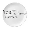 Unique gifts Personalised Present For Him, Dad, Husband, Daddy, Dinner Plate Ceramic