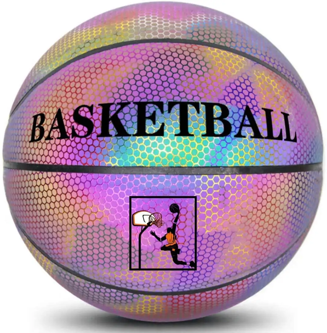 

New design light up basketball for gym training outdoor indoor official size 7 basketball, Customize color
