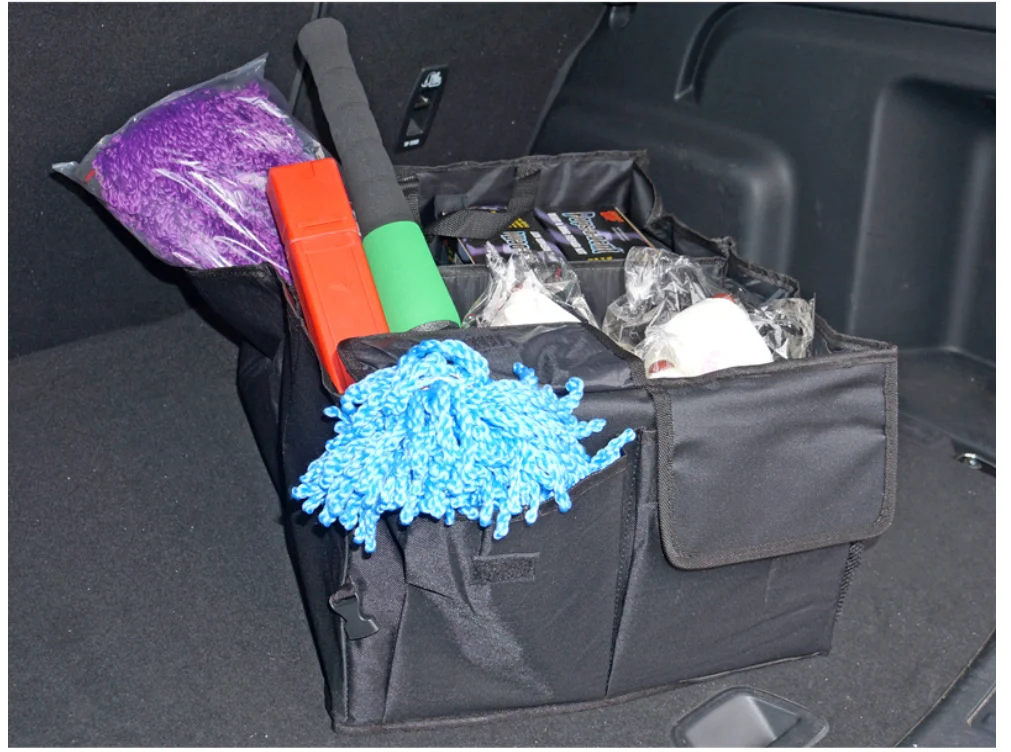car trunk organizer foldable storage box cargo bag p