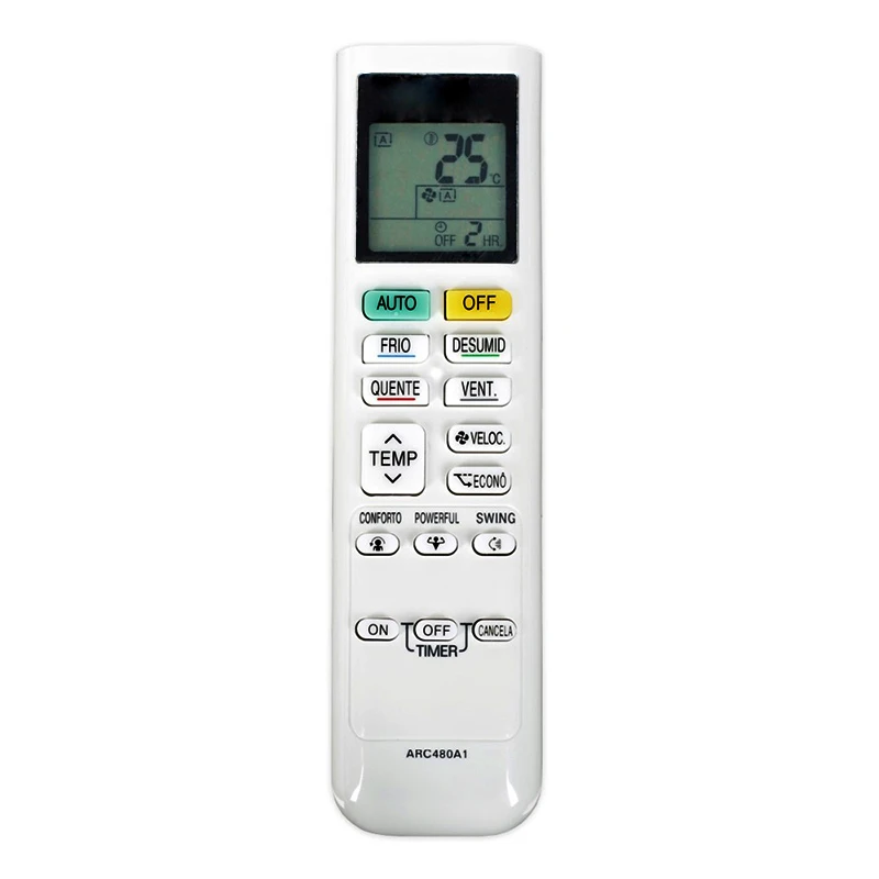 

free sample new AC remote controller air conditioner remote control use for DAIKIN ARC480A1 ARC480A6 have stock, Black