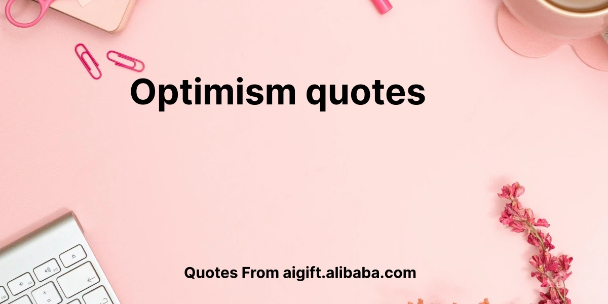 optimism quotes