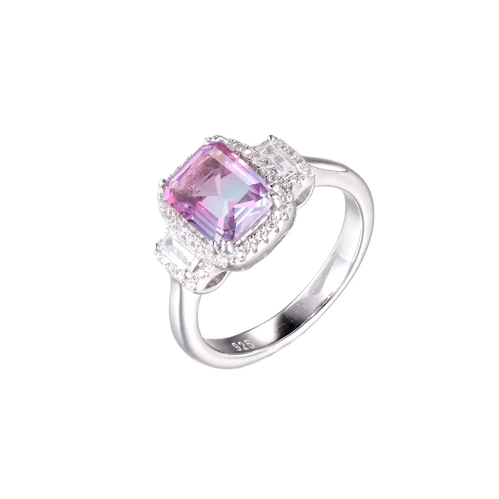 

Stock Product Color Changing Ring Stone Latest Fashion Jewelry Prong Setting Ring