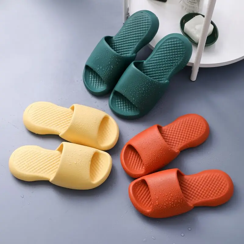 

Latest fashion super soft Shower EVA slides Bathroom Slipper indoor/outdoor Soft Sole Open Toe House sandal for Men and Women, 9 colors /custom