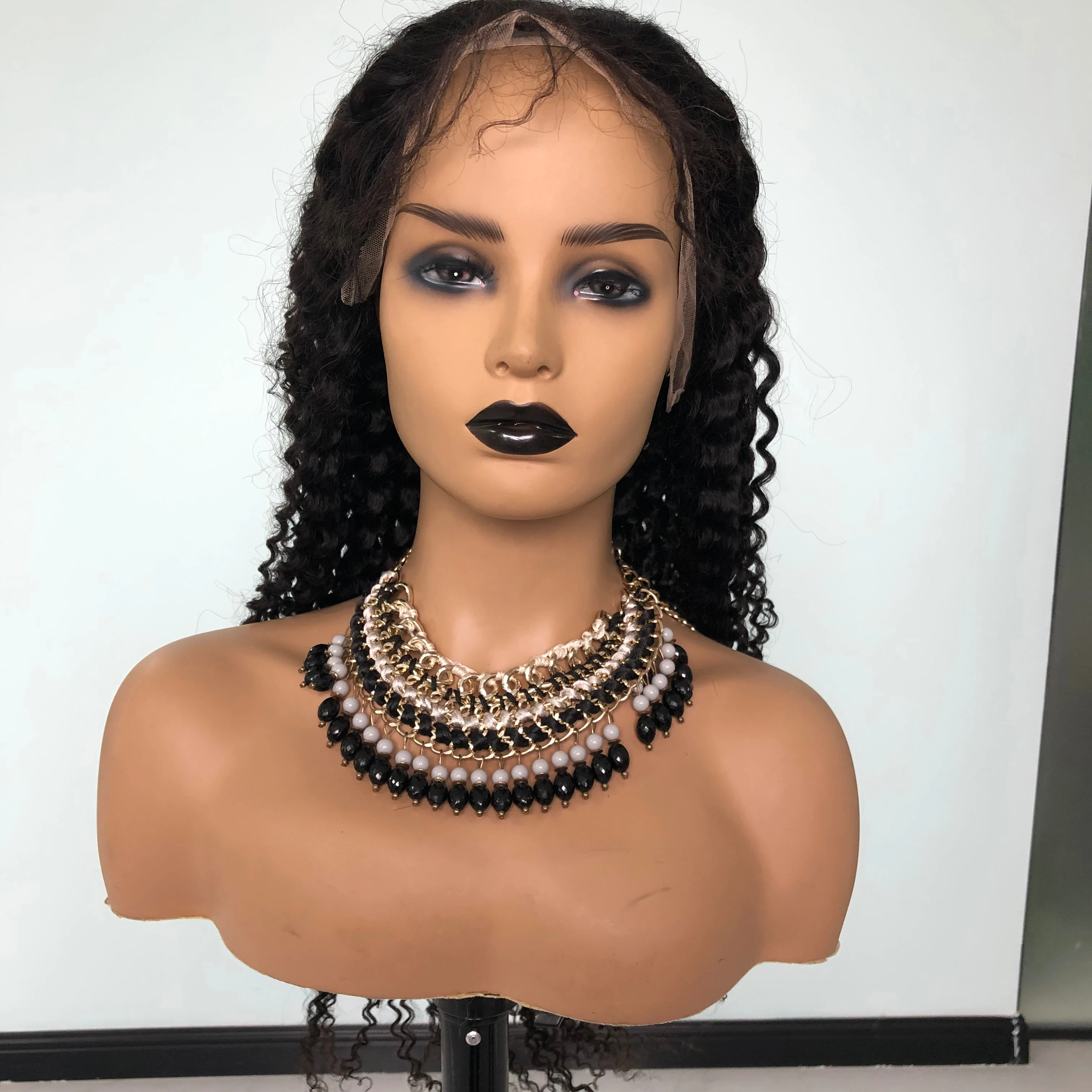 

Wholesale Cuticle Aligned 100% Human Hair 13x6 swiss transparent hd lace frontal wigs invisible silk film thin hd lace wig