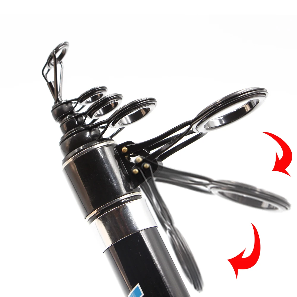 

China customized carbon telescopic sea power surf fishing rod 4.50mt, Customized colors