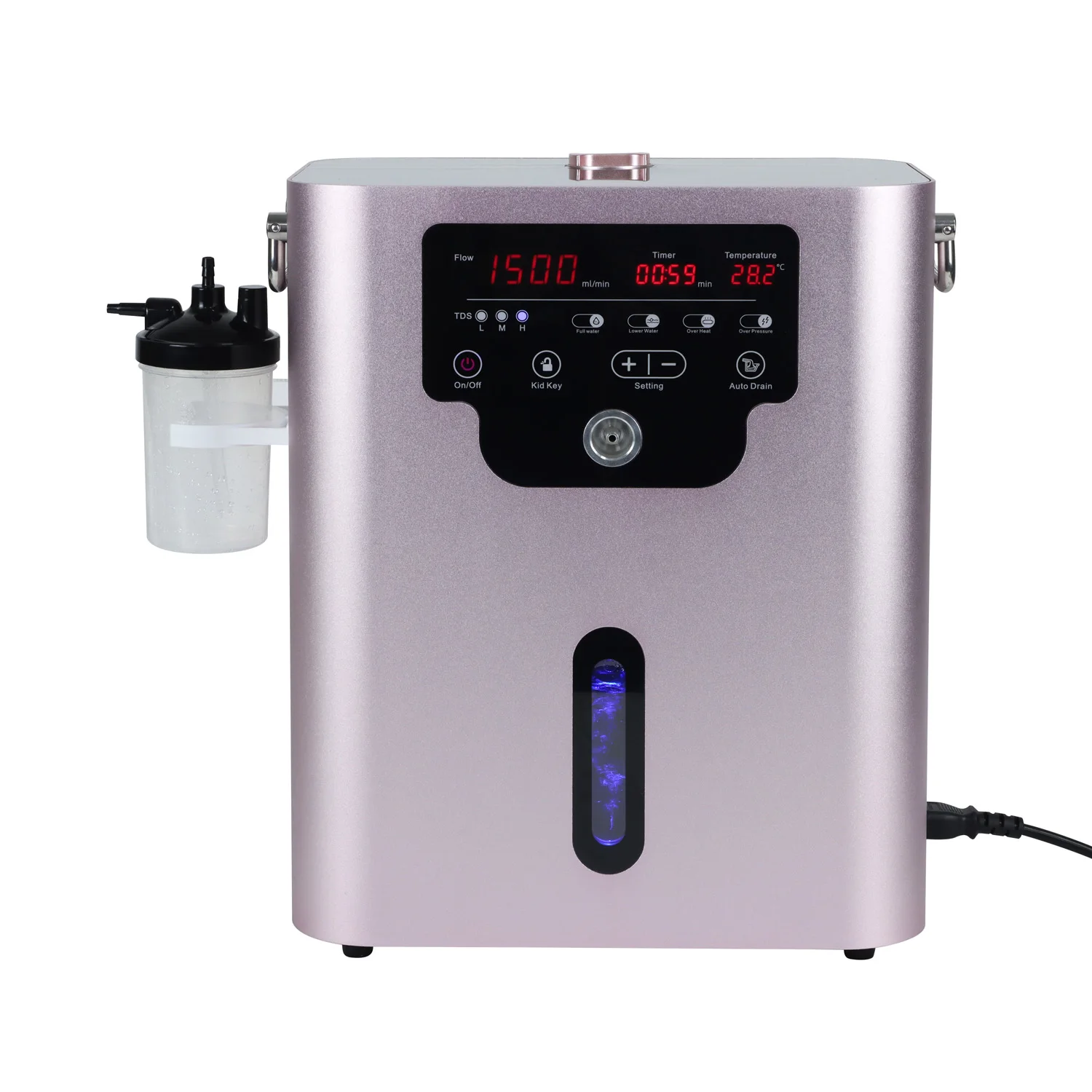 

Dropshipping Pem Technology Brown Gas Generator Hydrogen Inhalation Machine 1000ml 1500ml 3000ml