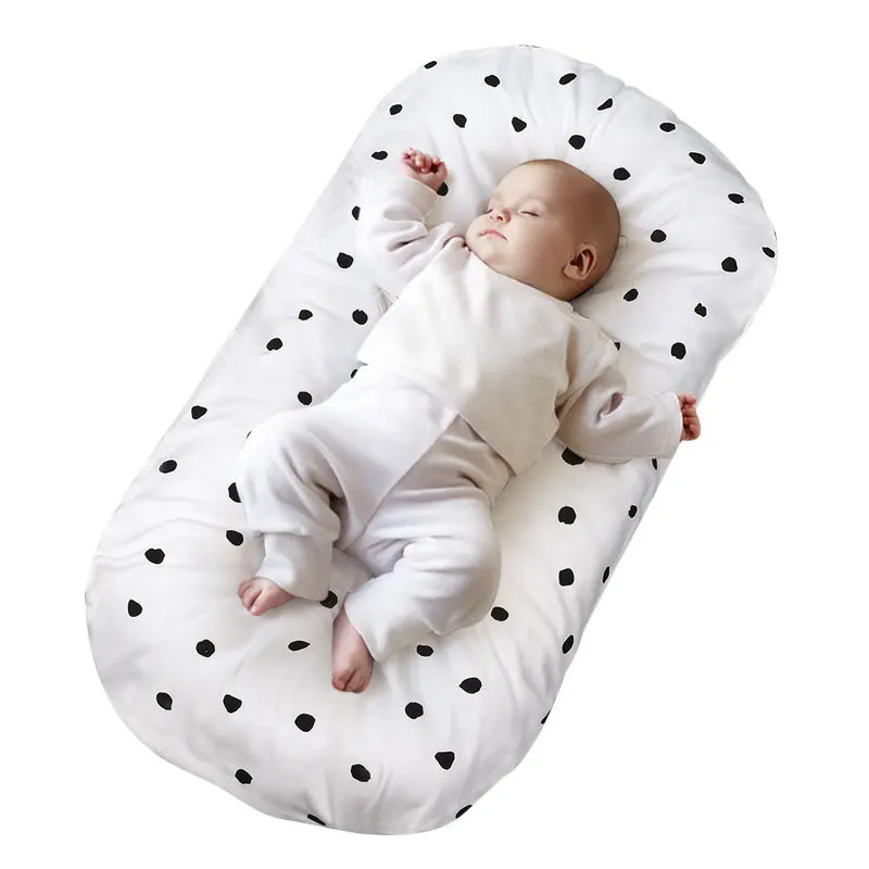 

Super soft cotton baby snuggle nest sleeping bed