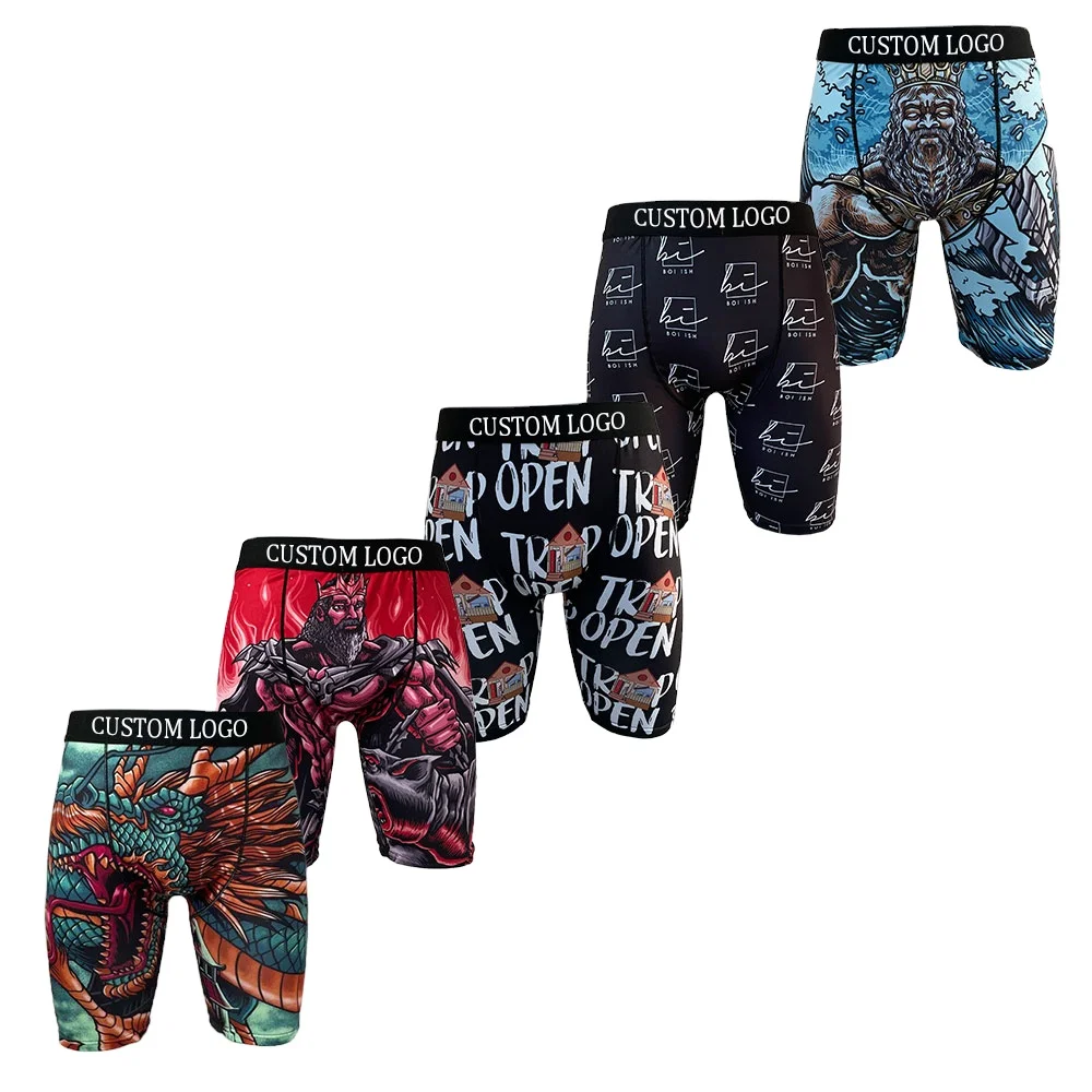 

Little Young Models Lady Boxers Ladies Bra Sublimation Printing Panties Women's New Design Gay Boy Cartoon Plus Size Underwear, Customized colors