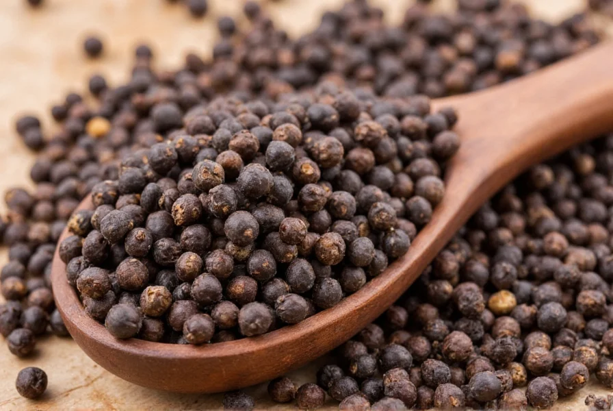 Professional chef grinding fresh black peppercorns into a stainless steel bowl
