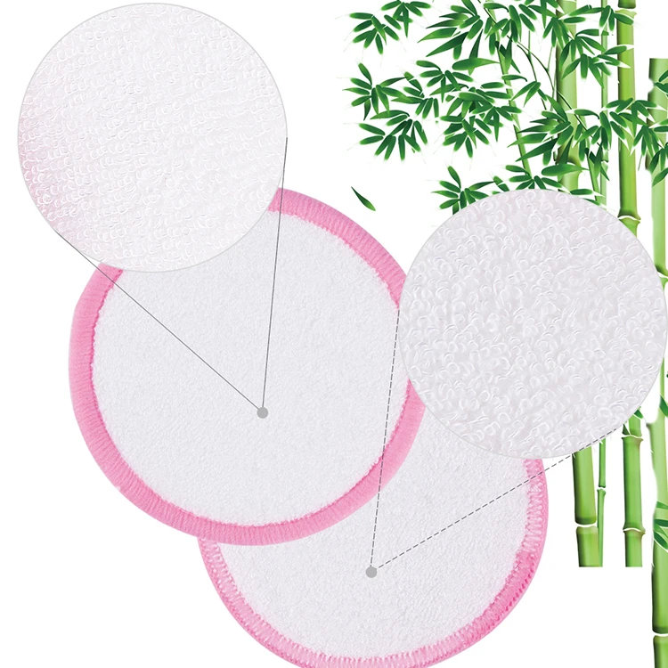 

Amazon 12 16 Pack Washable Reusable Bamboo Cotton Make Up Makeup Remover Pad Set, Reference color card